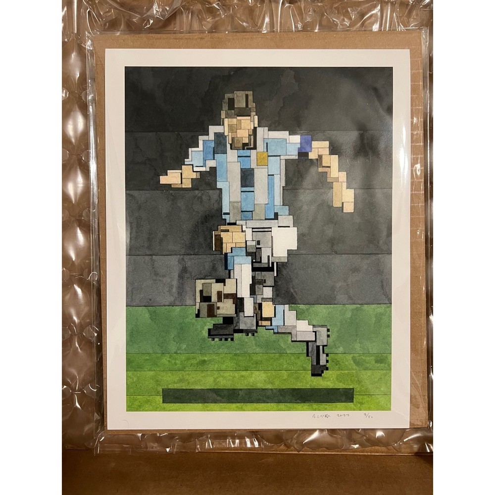 Adam Lister "Messi" Art Print Signed Limited Print X/50